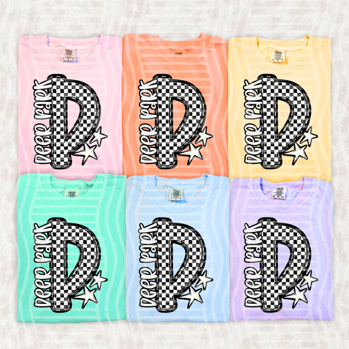 Checker Crush Black And White Mascots DTF Print
