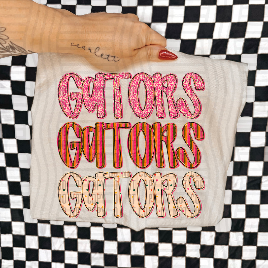 Holly Jolly Cheer Stacked DTF Print