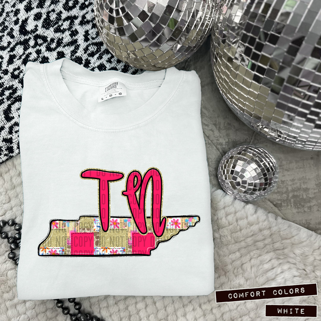 Patches States DTF Print
