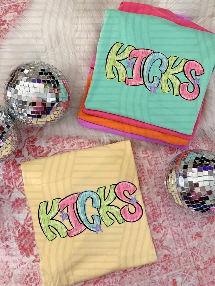 Glittery & Preppy Mascots DTF Print