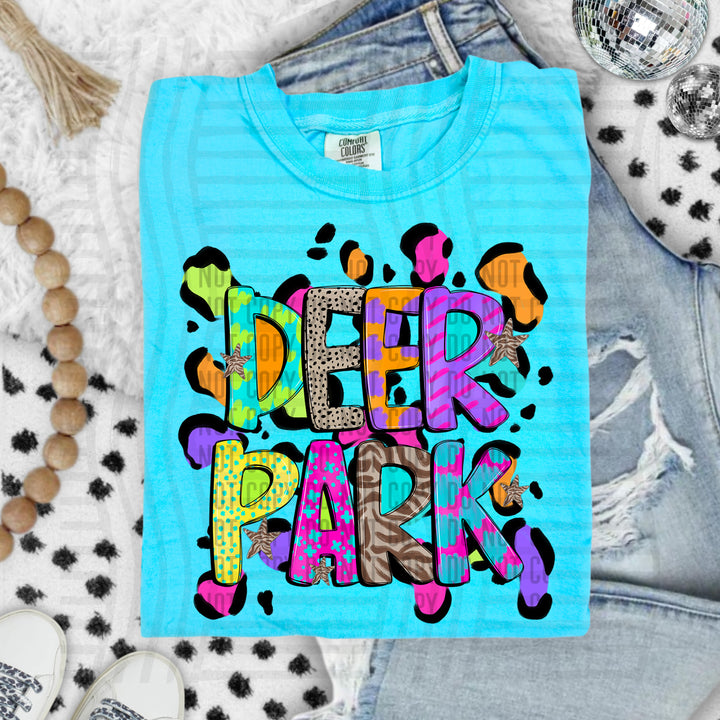 Funky Mix Up Leopard Spots DTF Print