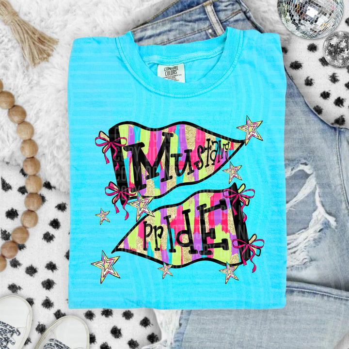 Preppy Bright Flags DTF Print