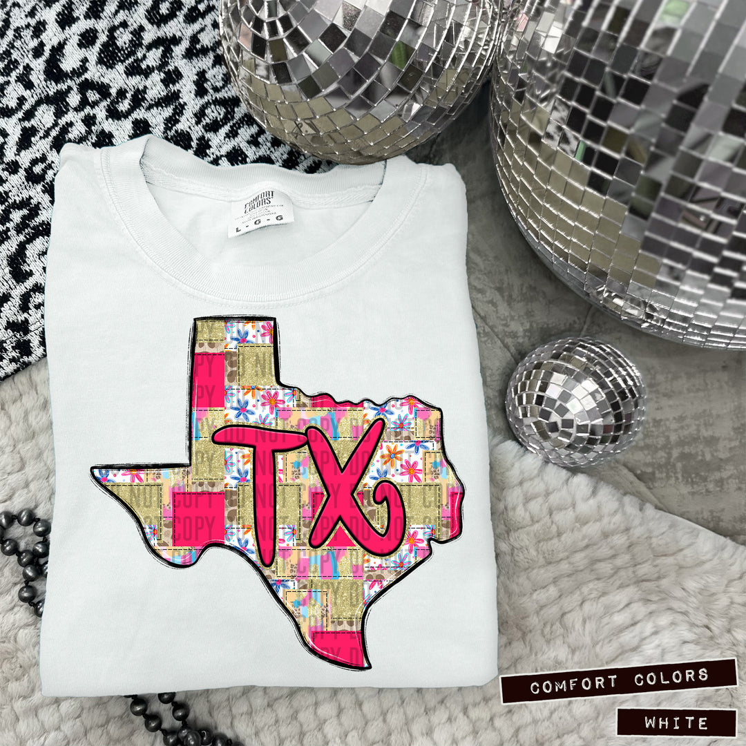 Patches States DTF Print