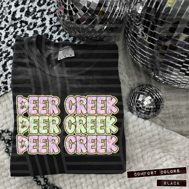 Iridescent Leopard DTF Print