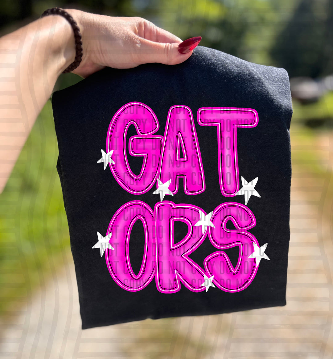 Pink And Preppy Split DTF Print