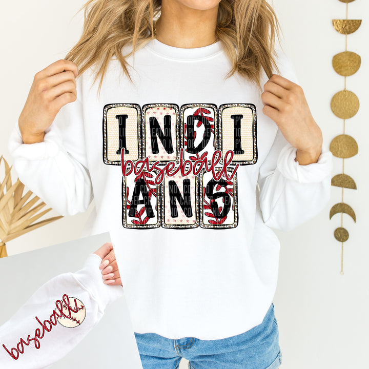 Baseball Boxed FRONT DTF Print