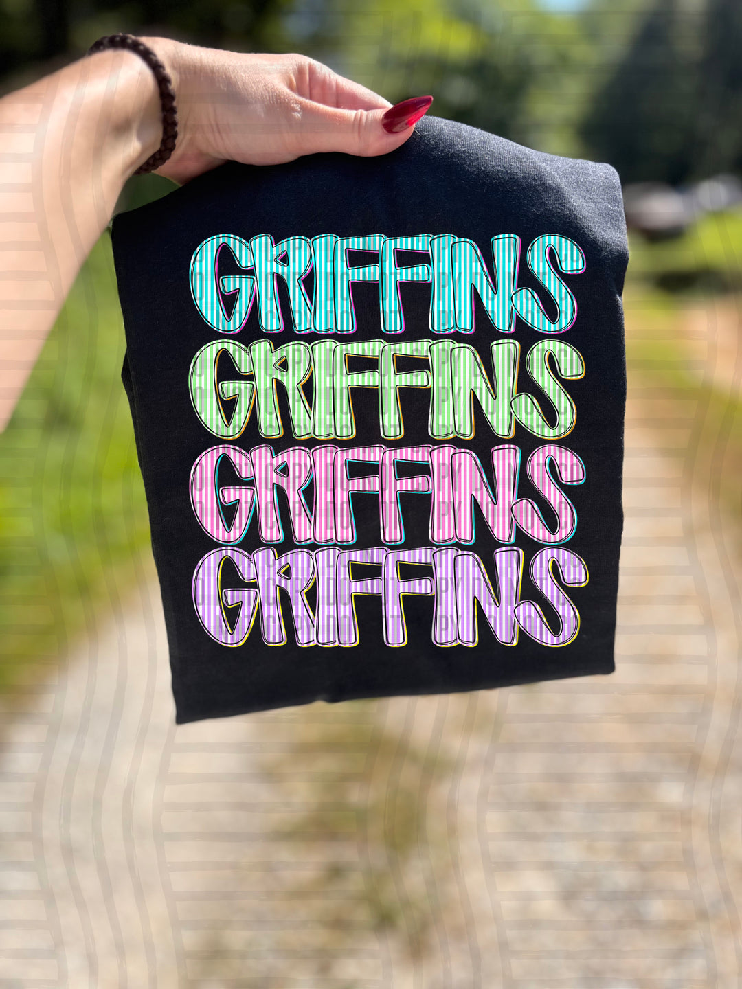 Seersucker Tri/Quad Stacked DTF Print