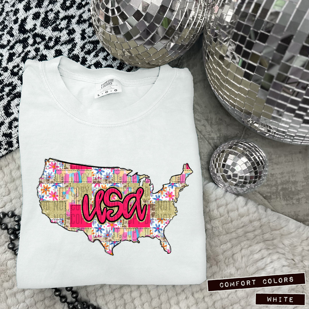 Patches States DTF Print