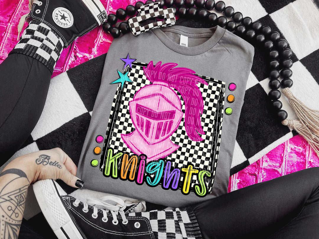 Preppy Bright Mascots DTF Print