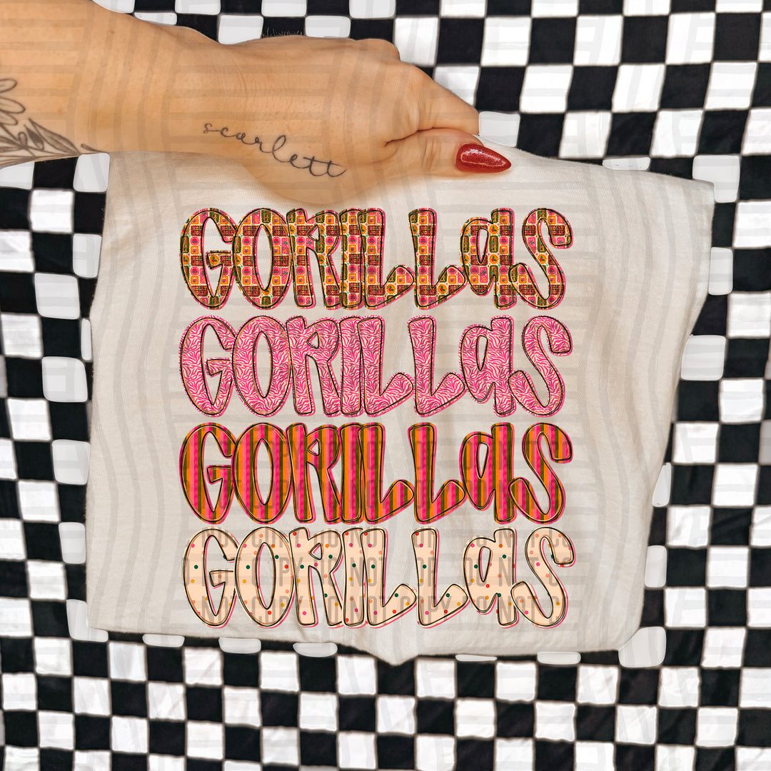 Holly Jolly Cheer Stacked DTF Print