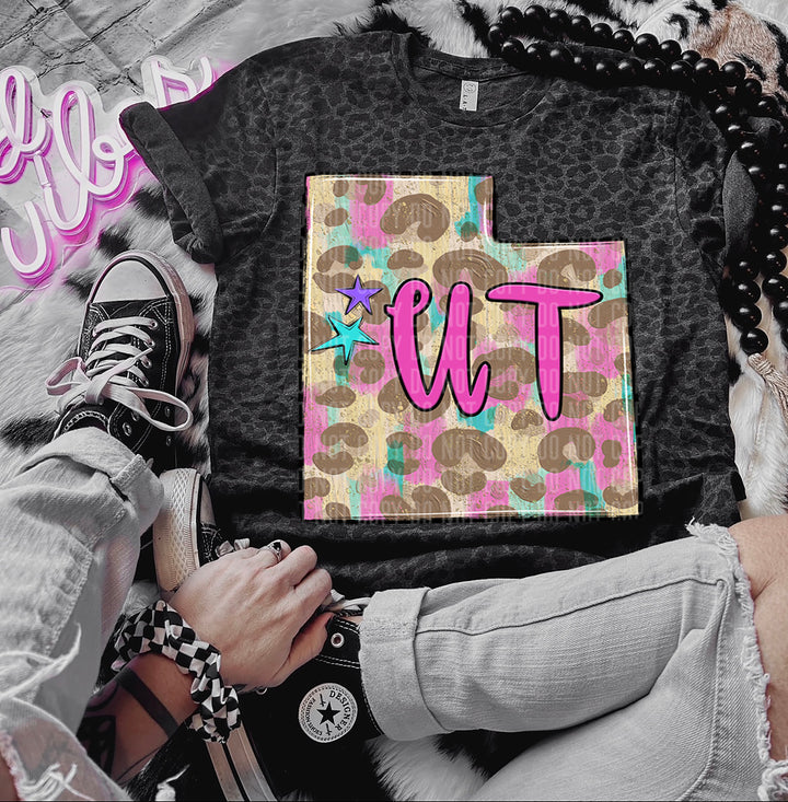 Preppy Bright States DTF Print