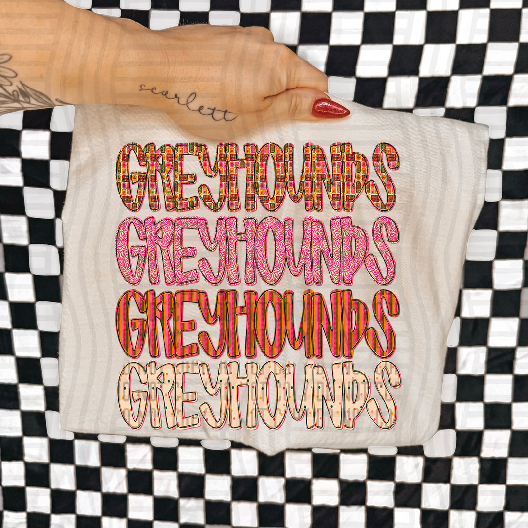 Holly Jolly Cheer Stacked DTF Print