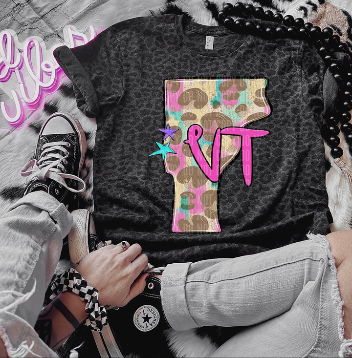 Preppy Bright States DTF Print