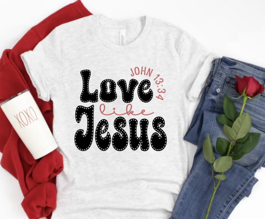 LOVE LIKE JESUS Printed Tee
