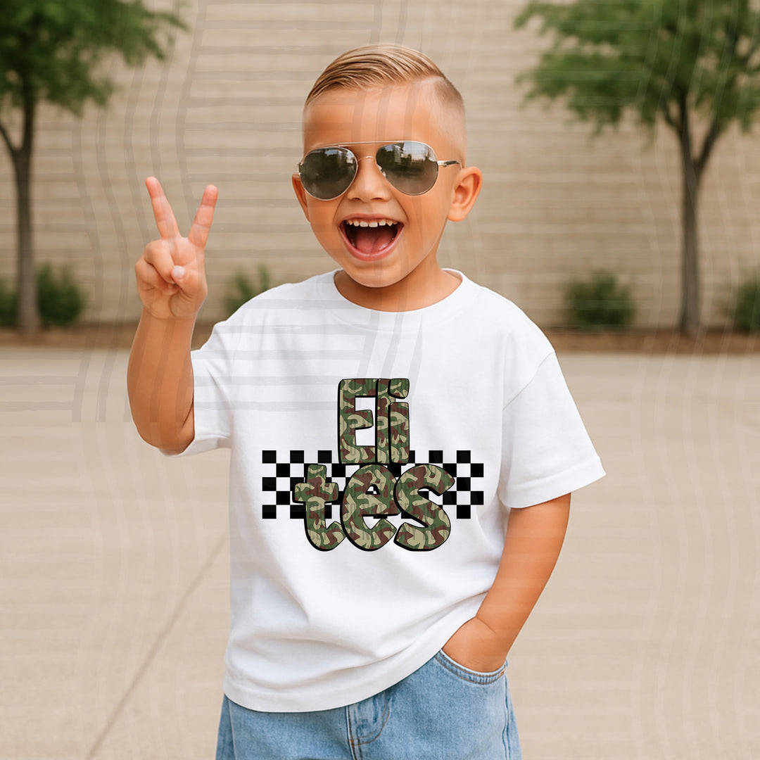 Camo DTF Print