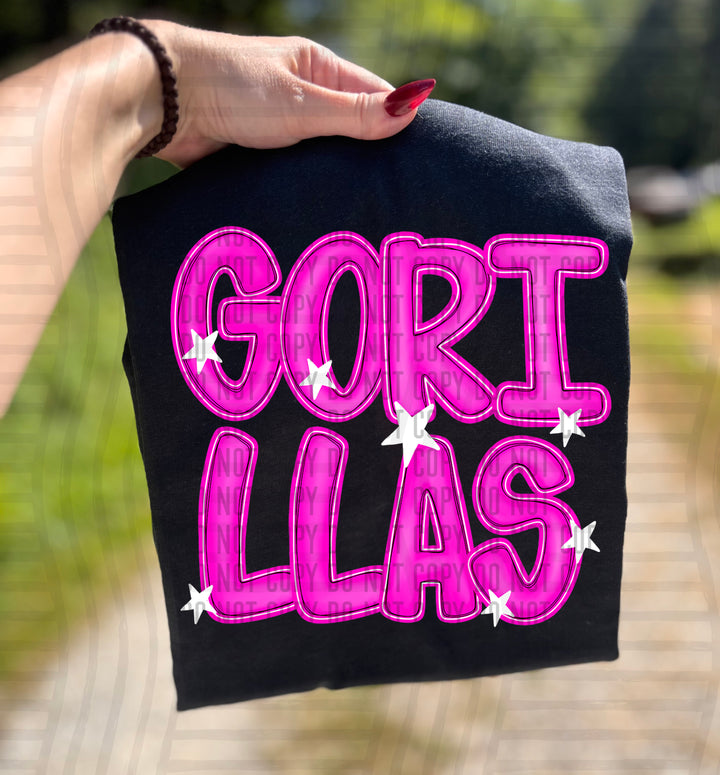 Pink And Preppy Split DTF Print