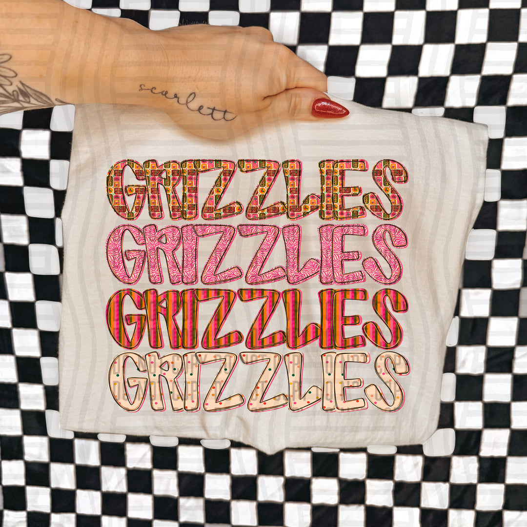 Holly Jolly Cheer Stacked DTF Print