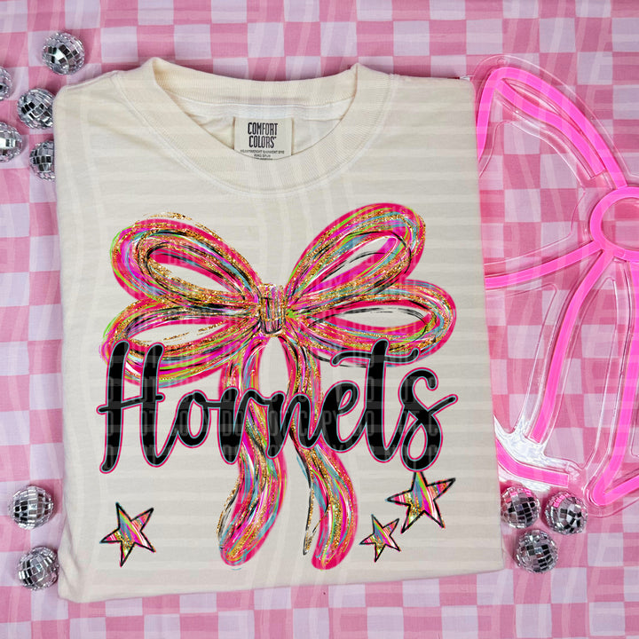 Whimsical Christmas Bows Mascots DTF Print