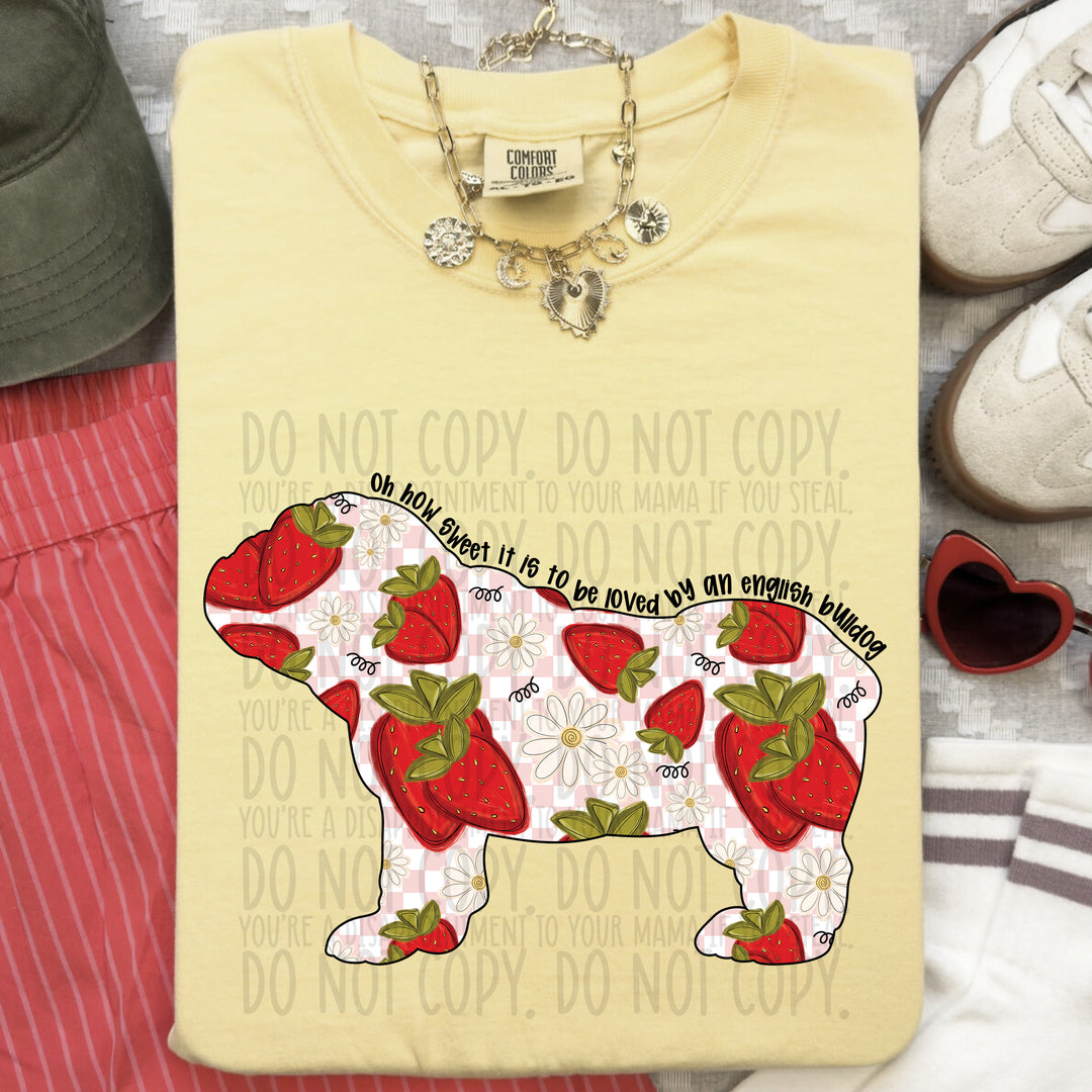 How Sweet Dog DTF Print