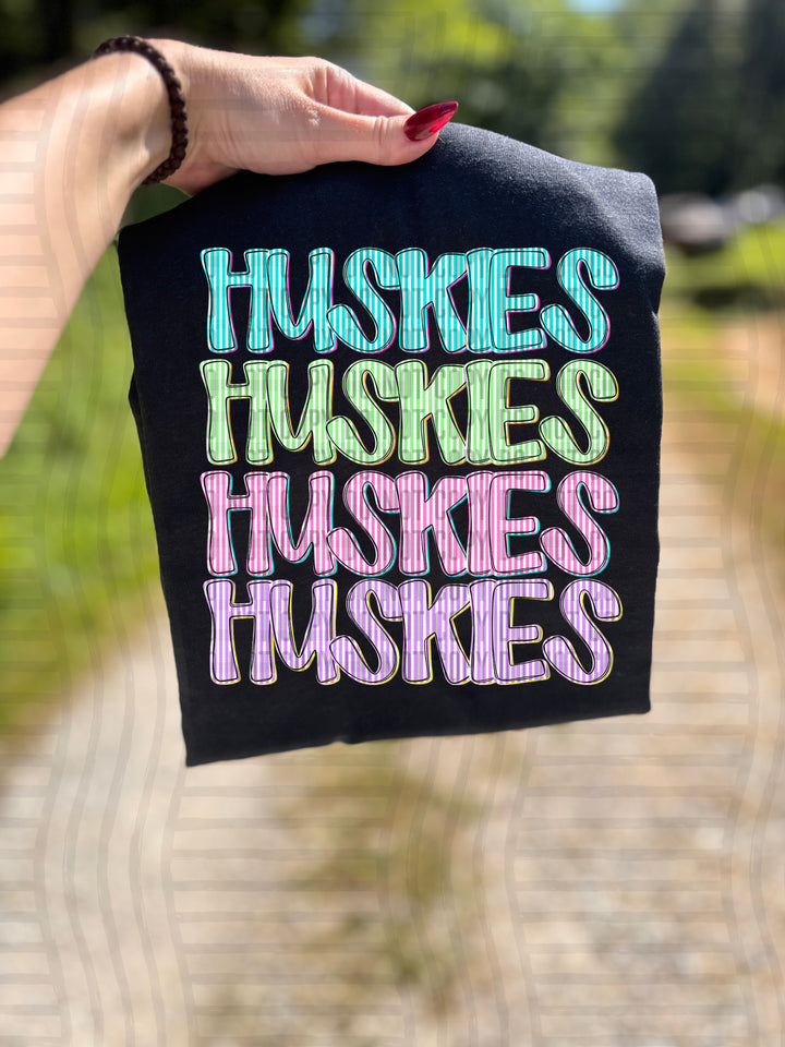 Seersucker Tri/Quad Stacked DTF Print