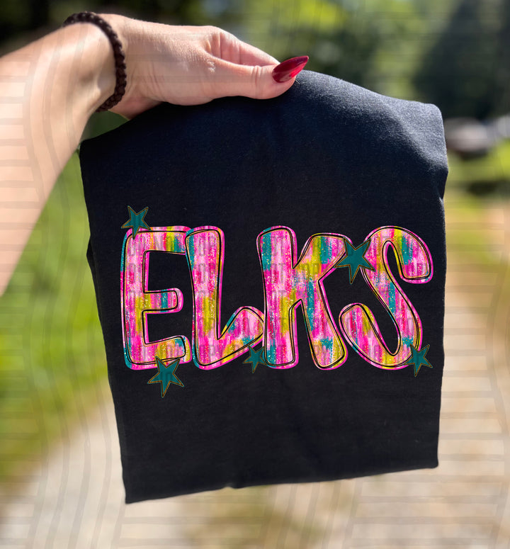 Holiday Brushstroke DTF Print