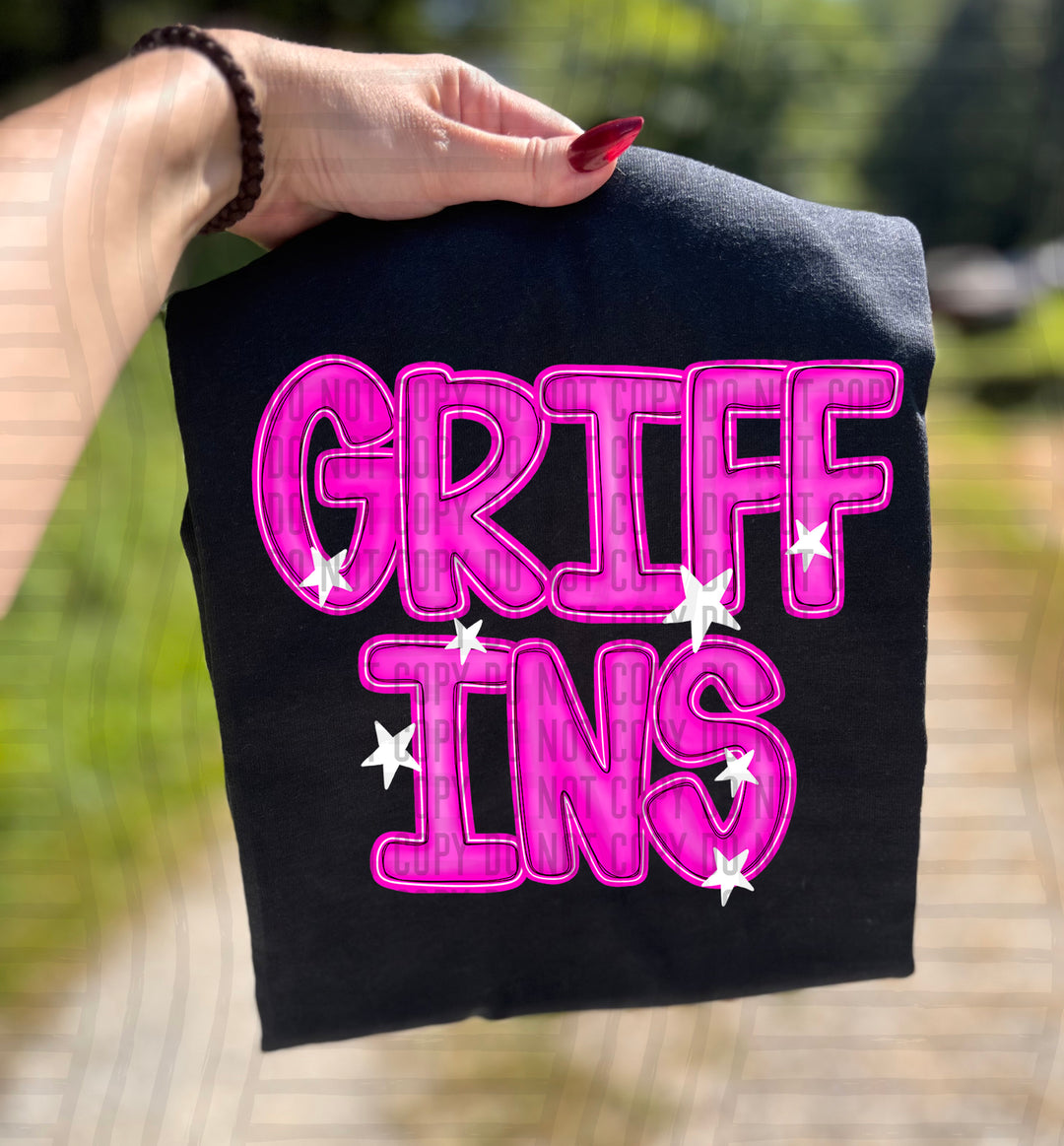 Pink And Preppy Split DTF Print