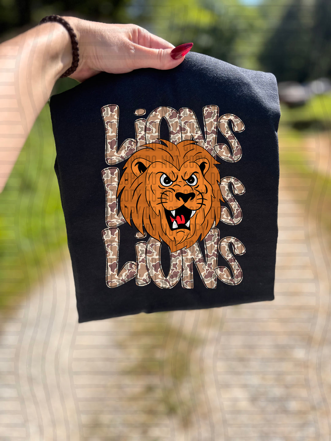 Camo Mascot Heads DTF Print