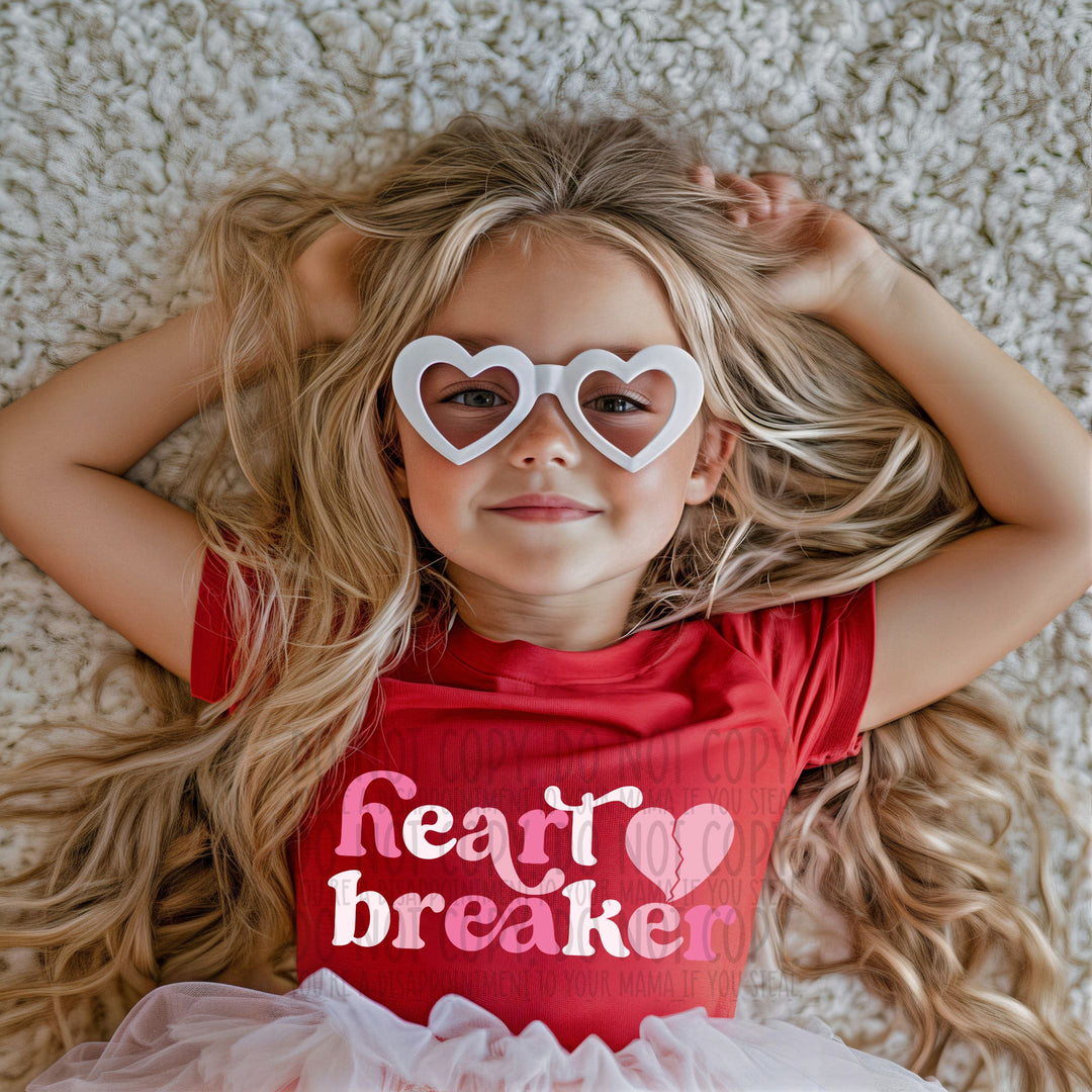 Heartbreaker Pink DTF Print