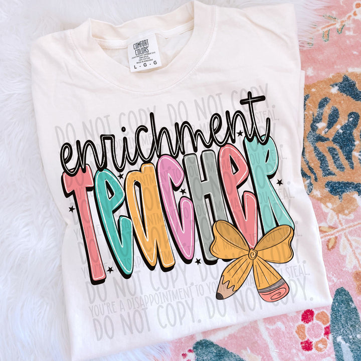 Teacher DTF Print