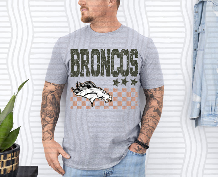 Camo Mascot Heads DTF Print