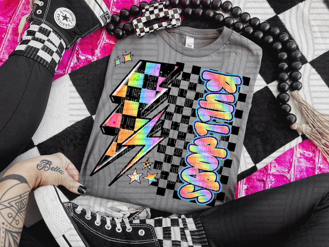 Youth Neon Side Bolt DTF Print