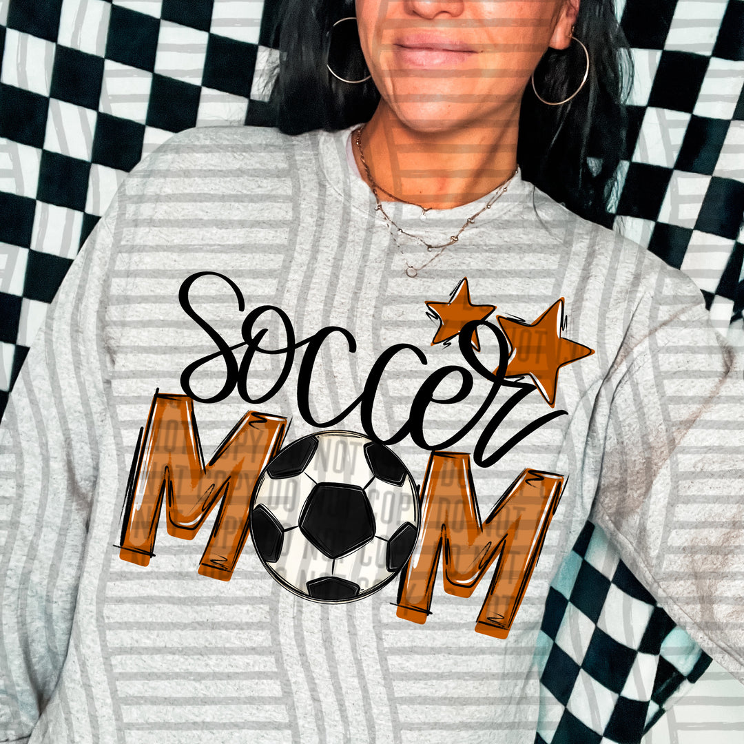 Sports Mom Soccer DTF Print