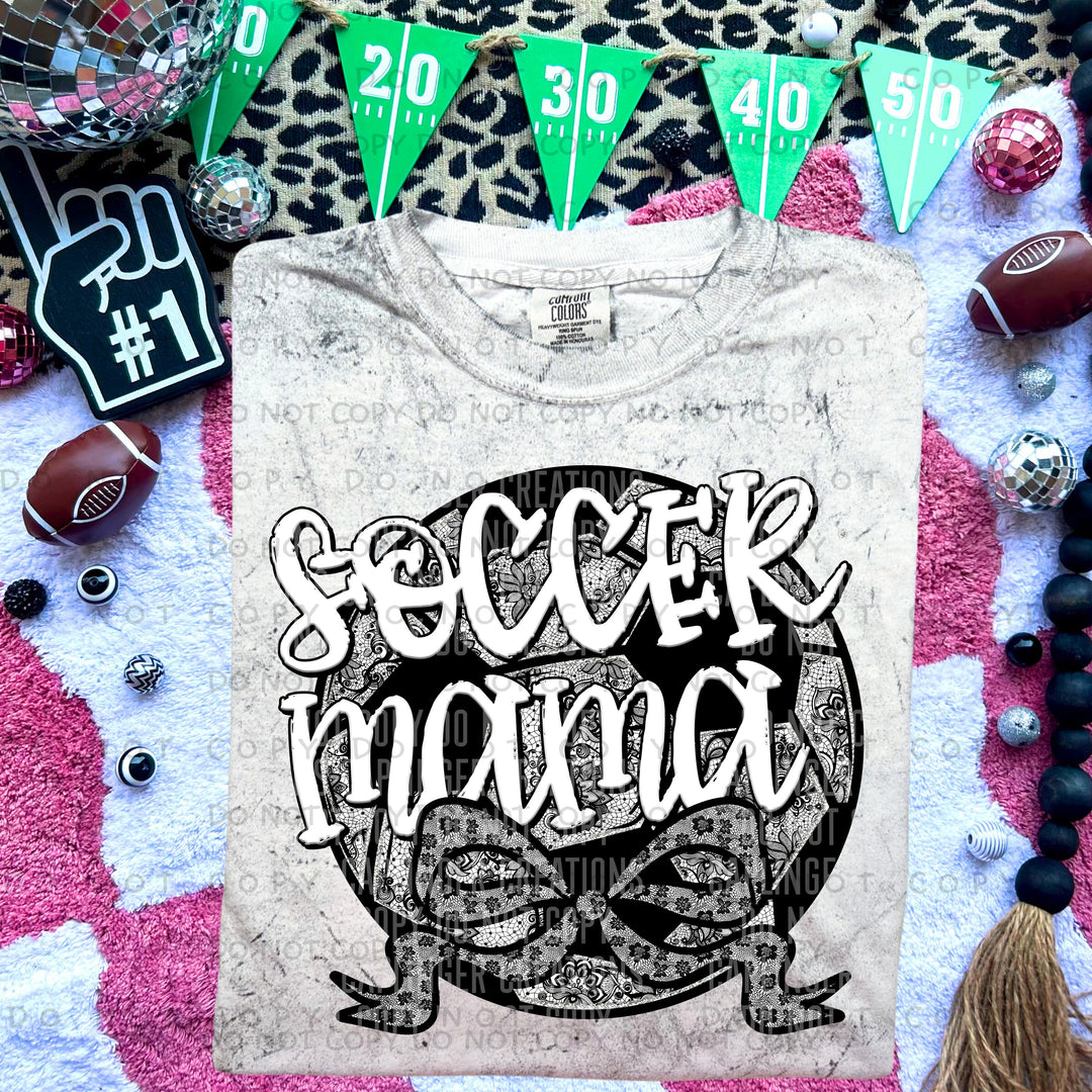 Mama Lace Sports Ball DTF Print