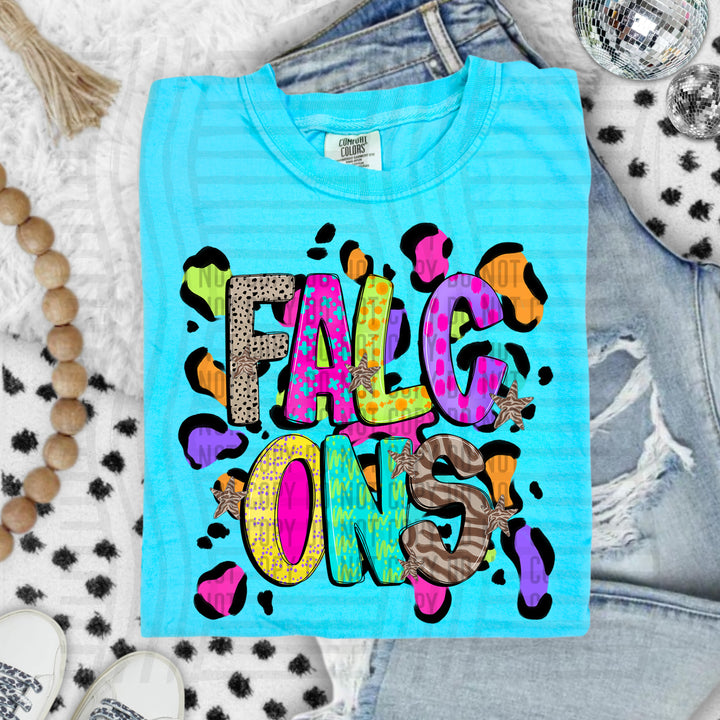 Funky Mix Up Leopard Spots DTF Print