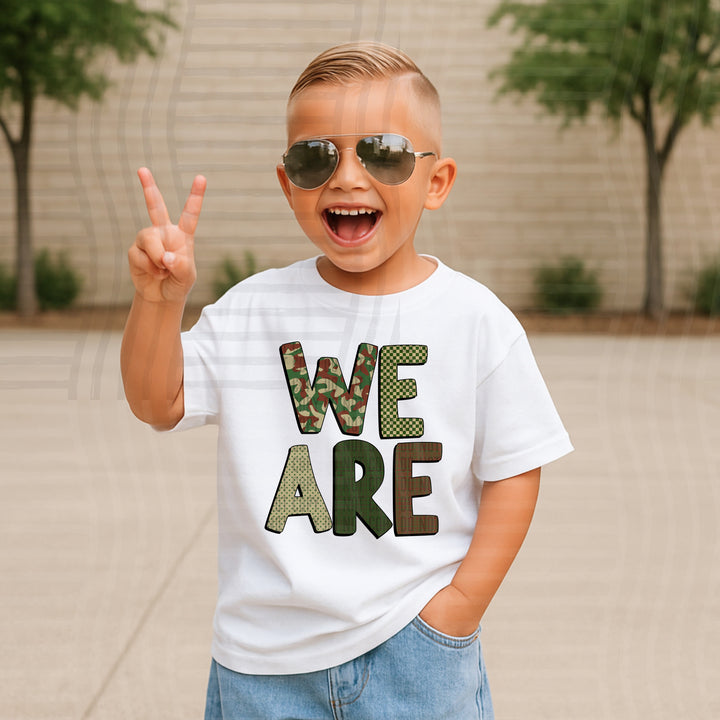 We Are Camo DTF Print