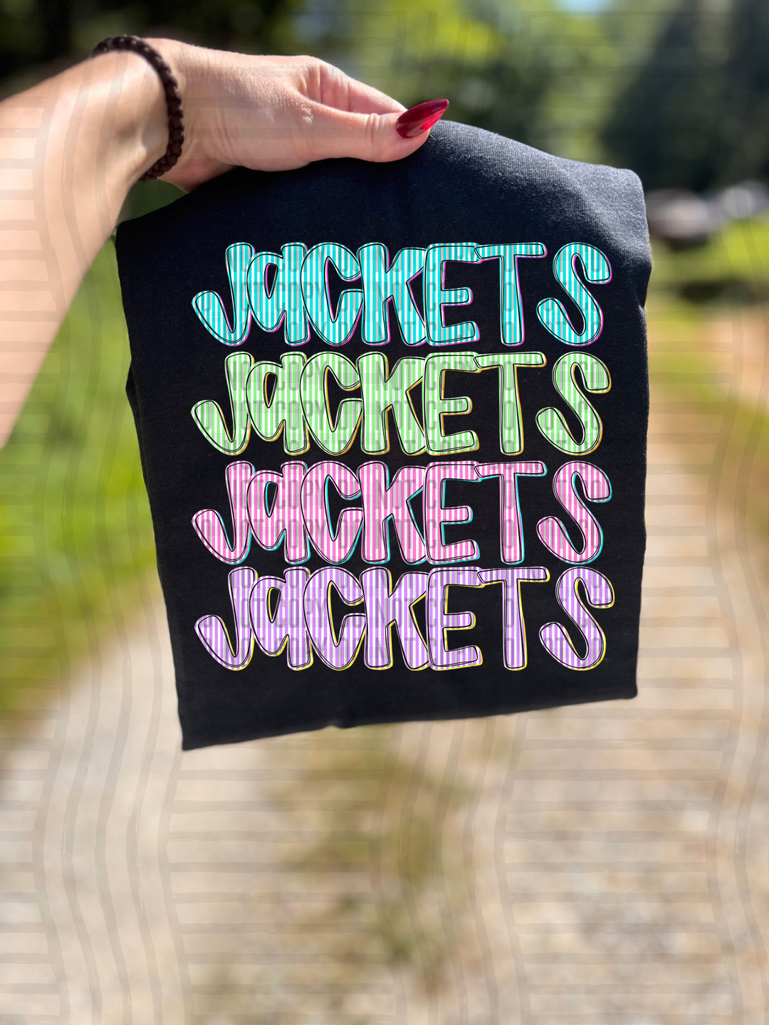 Seersucker Tri/Quad Stacked DTF Print