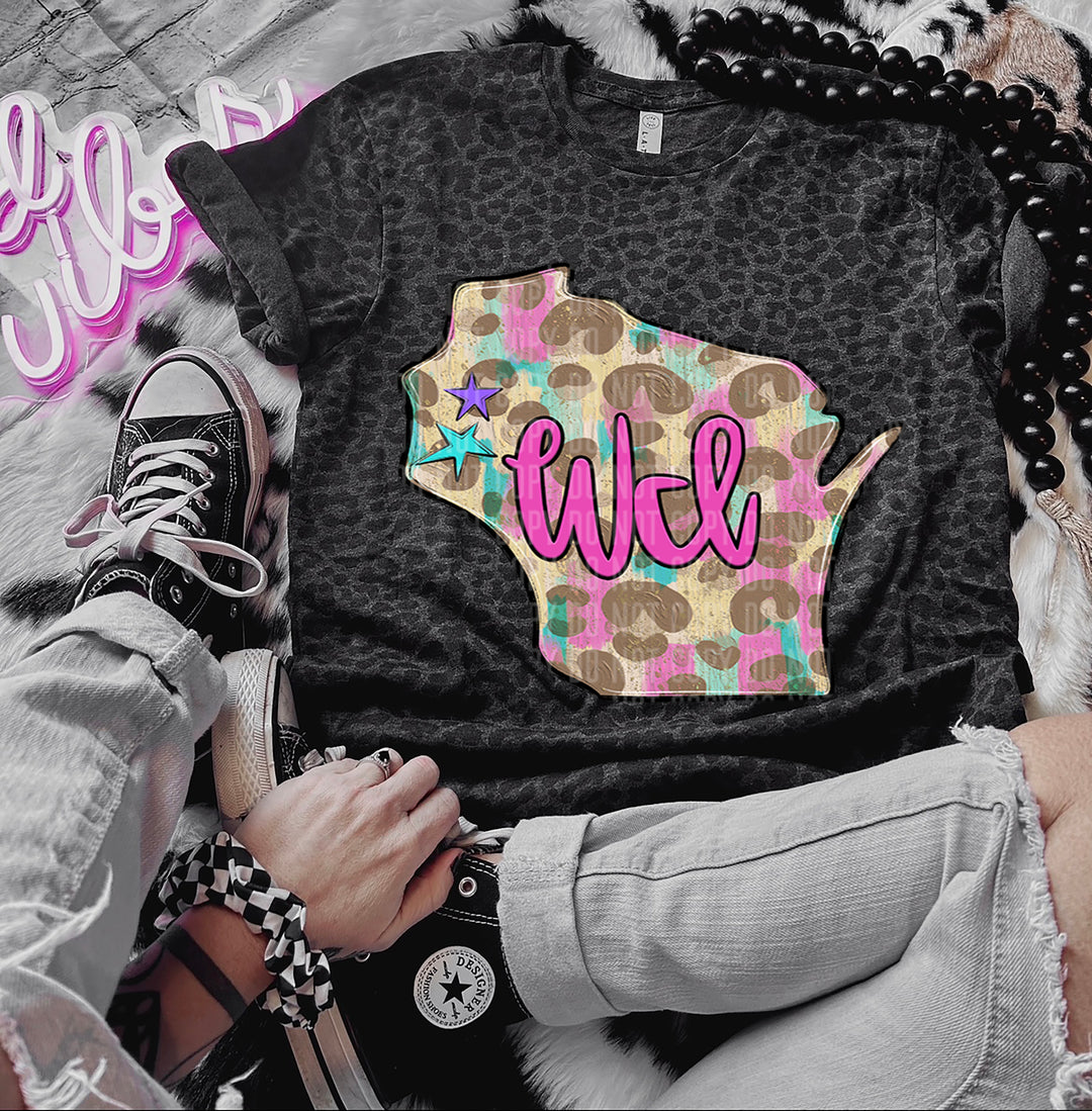 Preppy Bright States DTF Print