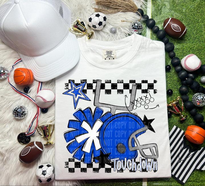 Helmet Pom Colors DTF Print