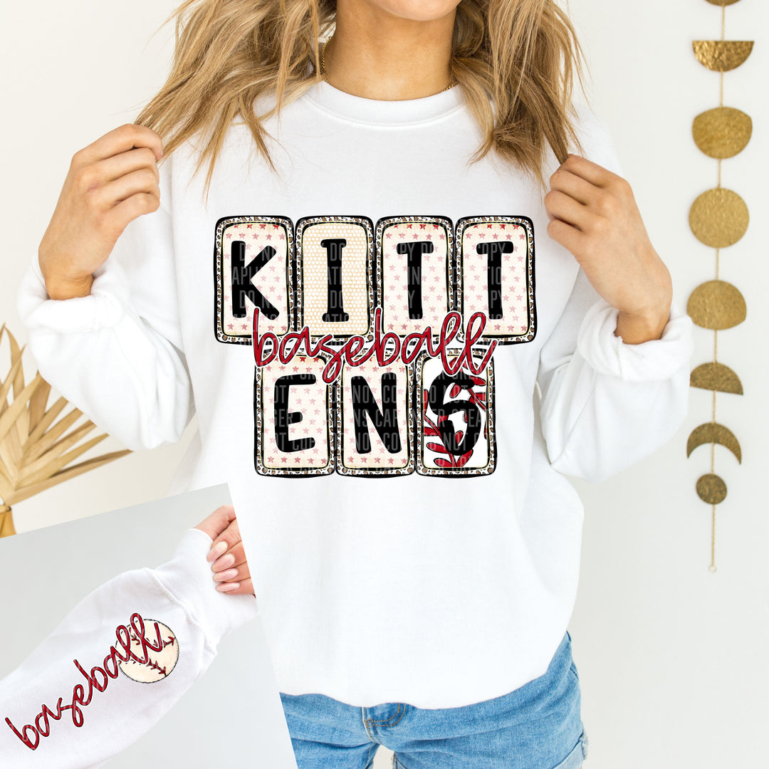 Baseball Boxed FRONT DTF Print