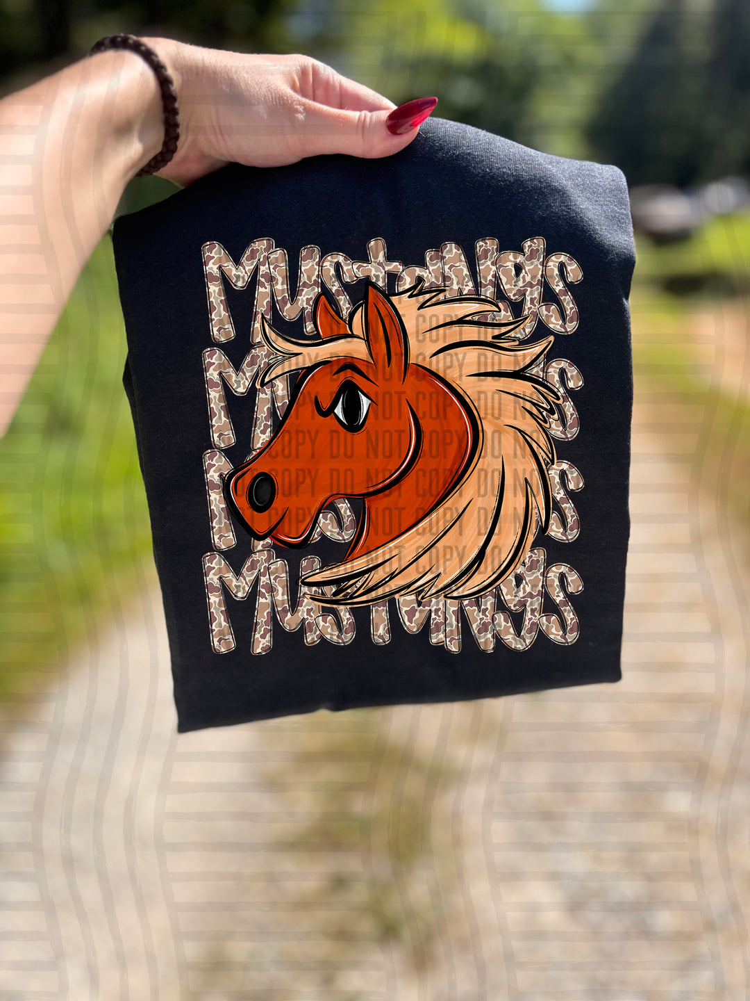 Camo Mascot Heads DTF Print