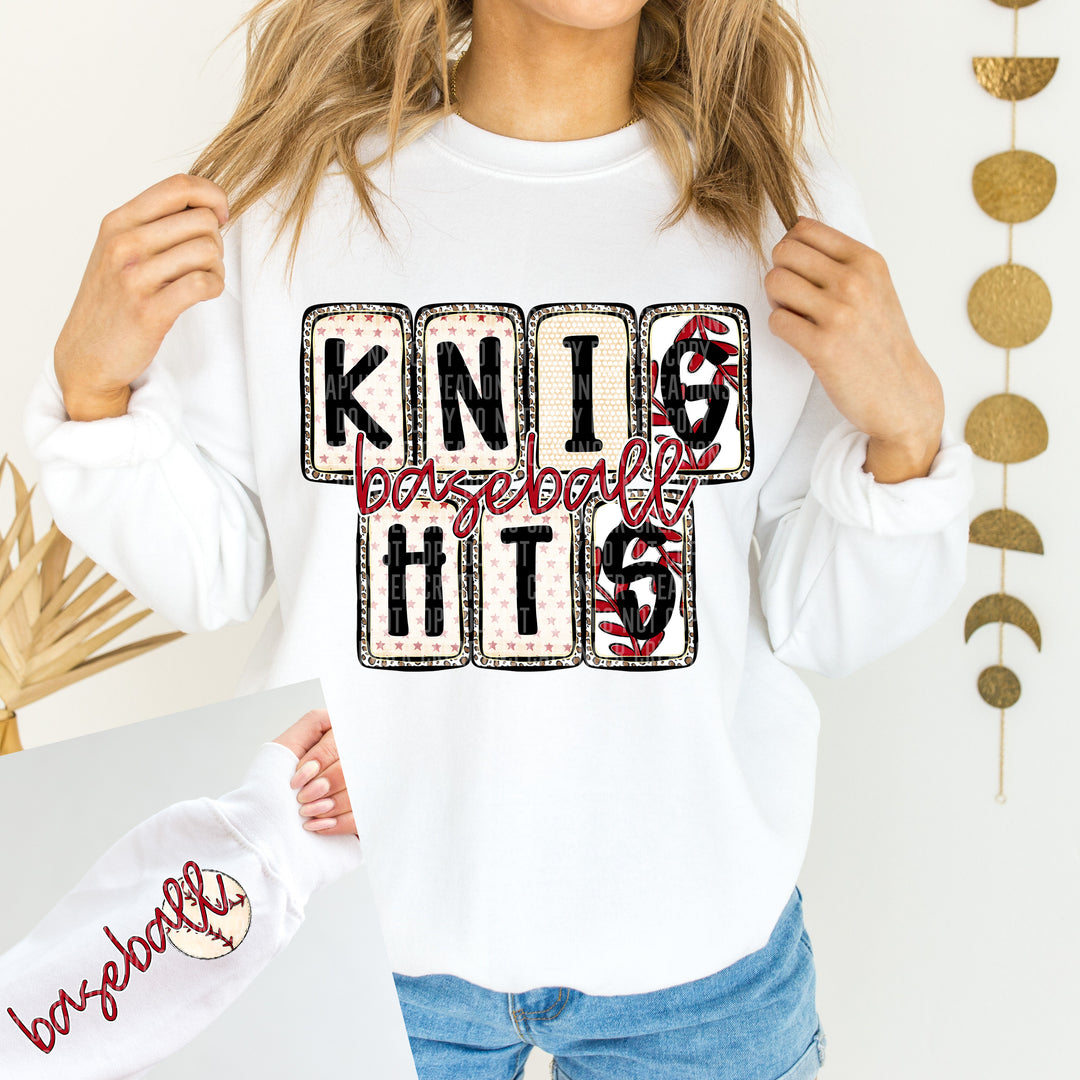 Baseball Boxed FRONT DTF Print