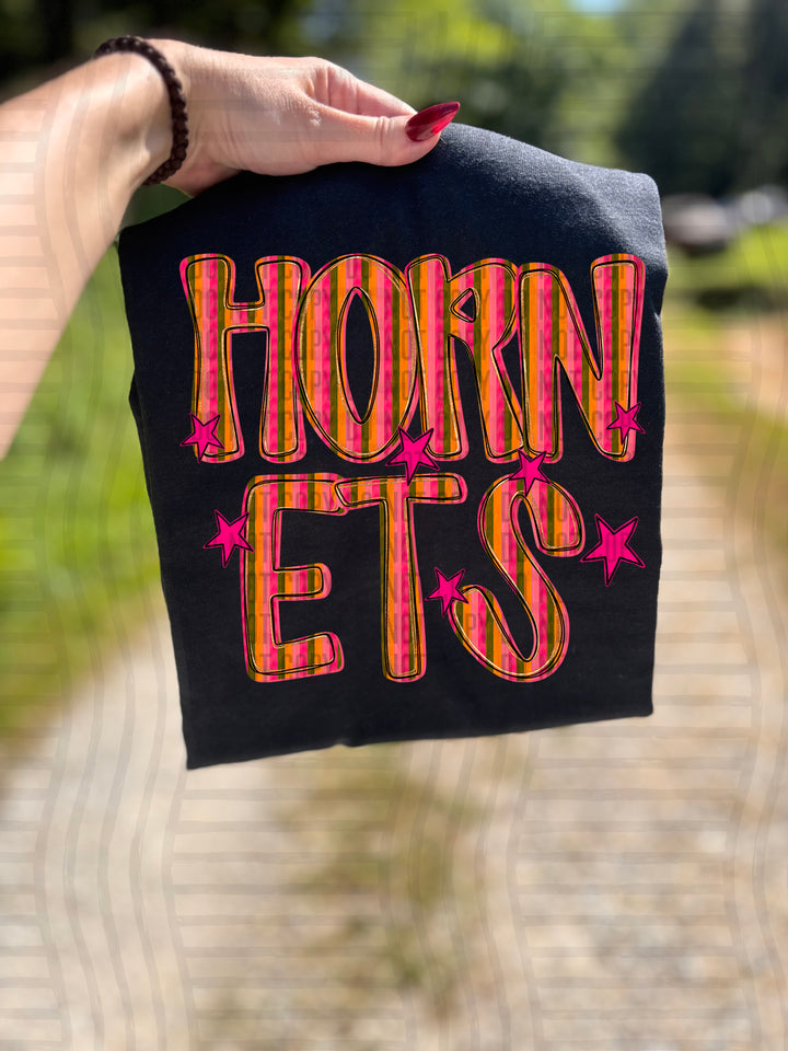 Holly Jolly Cheer Striped DTF Print