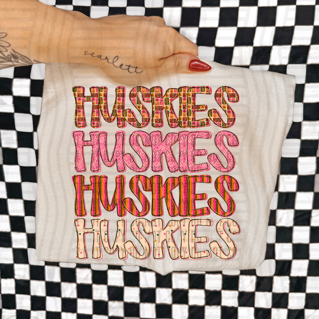 Holly Jolly Cheer Stacked DTF Print