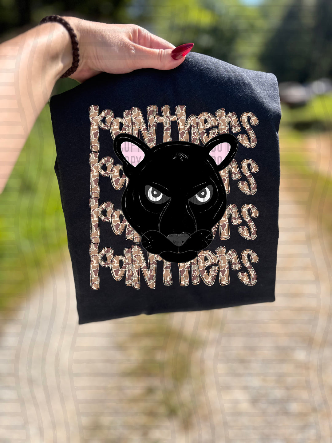 Camo Mascot Heads DTF Print