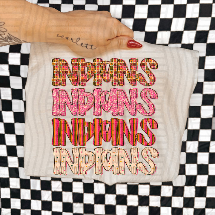 Holly Jolly Cheer Stacked DTF Print