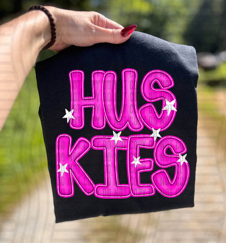 Pink And Preppy Split DTF Print