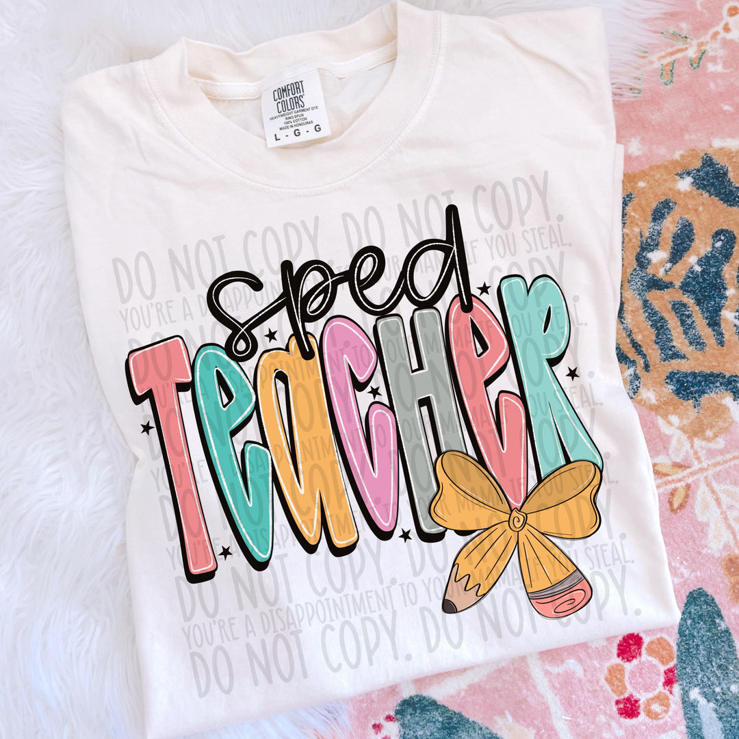 Teacher DTF Print
