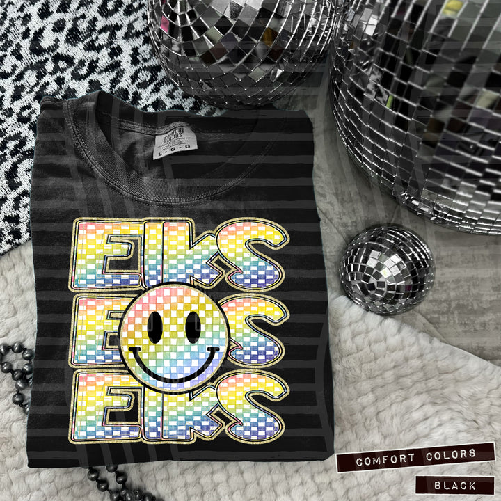 Rainbow Smiley Triple Stack DTF Print