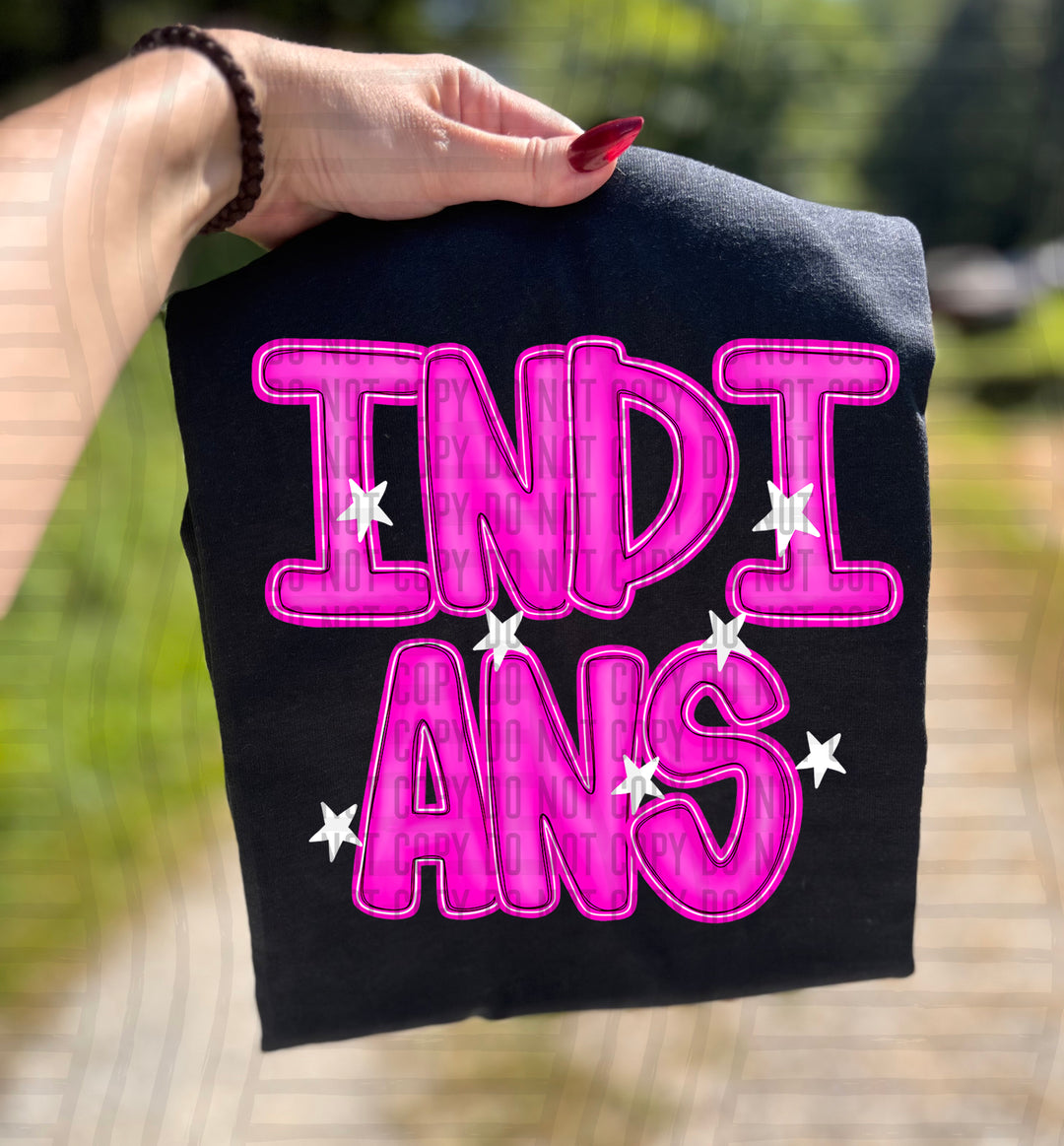 Pink And Preppy Split DTF Print