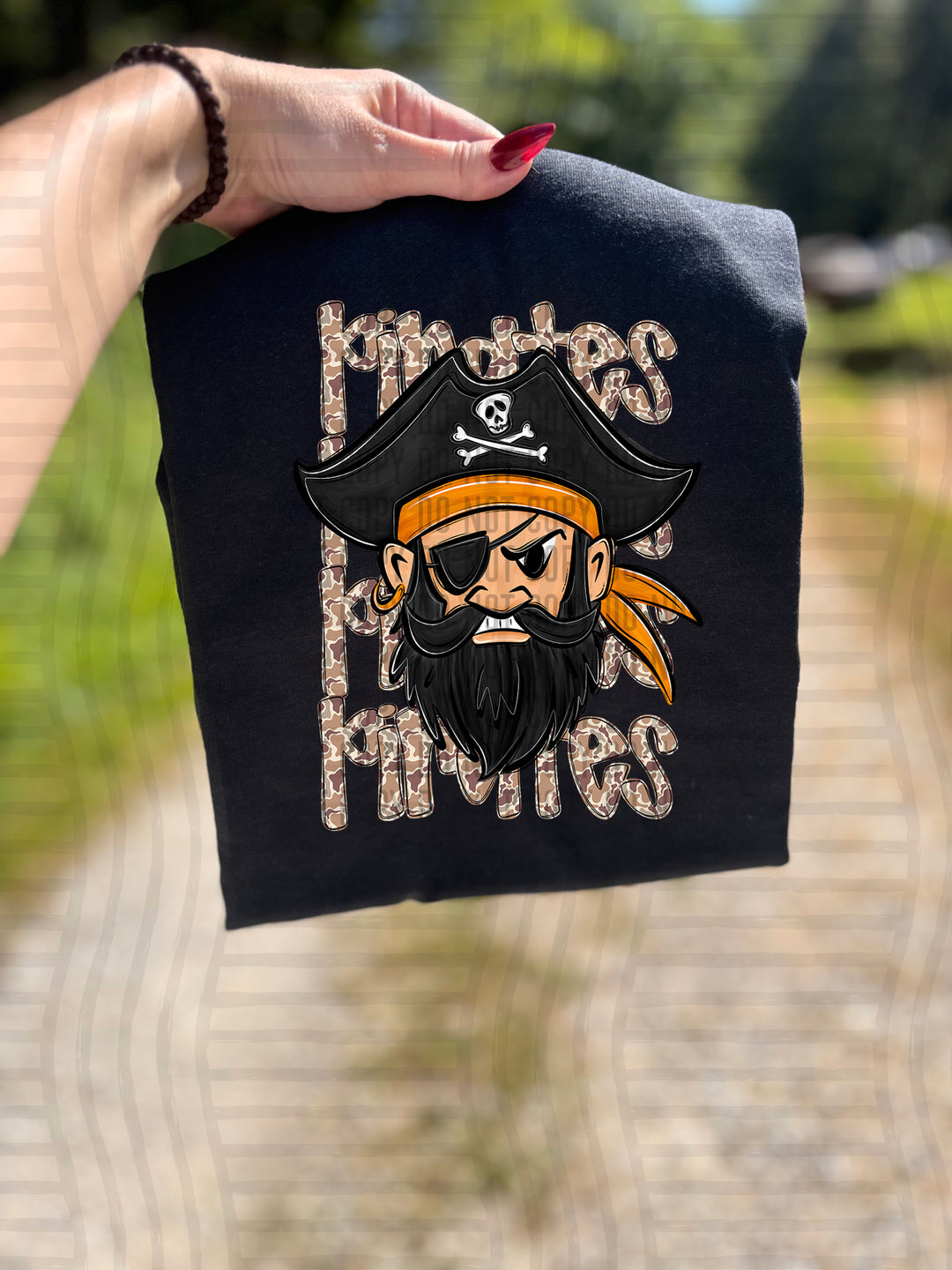 Camo Mascot Heads DTF Print